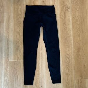 Lululemon navy wunder under leggings size 8